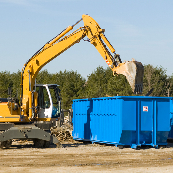 can i choose the location where the residential dumpster will be placed in Phlox Wisconsin